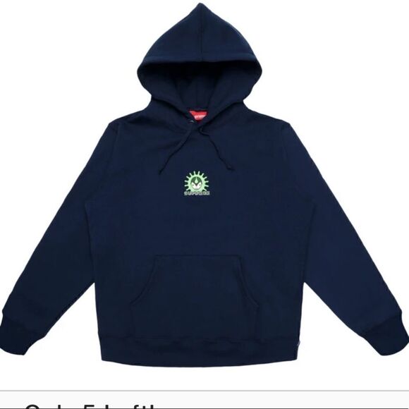 Supreme Hooded Alien Logo Sweatshirt - Picture 1 of 9